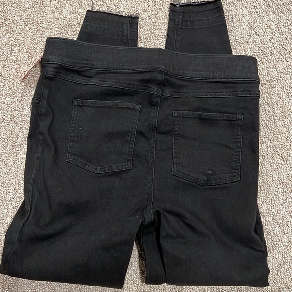 SPANX distressed denim legging, vintage black, size XL NWT! - Picture 9 of 9